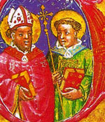 Deacon Fortunatus on right